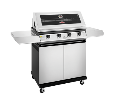 beefeater steel bbq front side angle