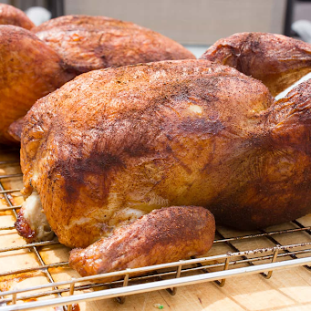 Whole Smoked Chicken on a Pellet Smoker