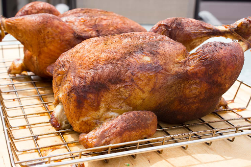 Whole Smoked Chicken on a Pellet Smoker