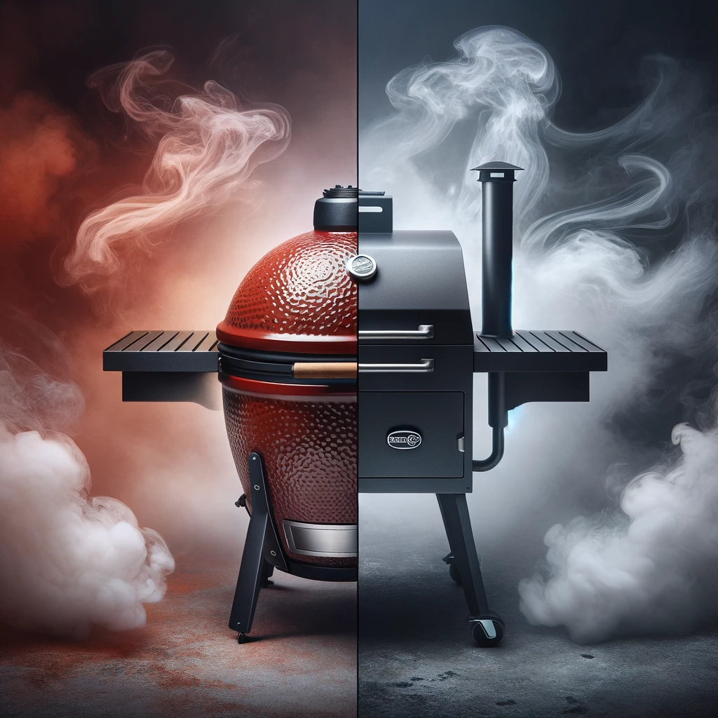 Kamado grill vs Pellet smoker