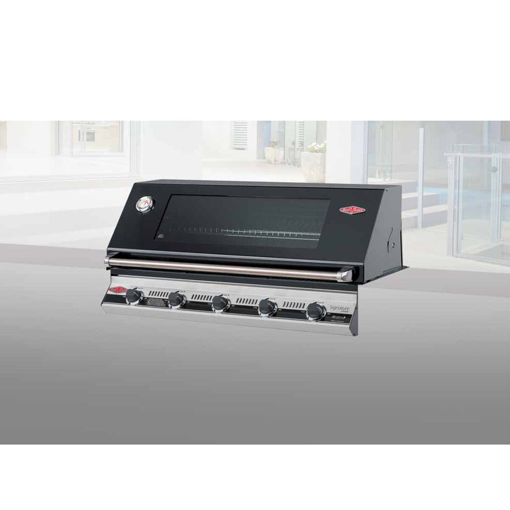 Beefeater Signature 3000E 5 Burner Built-In BBQ+ Outdoor Rangehood-BS19952+ BRC214S