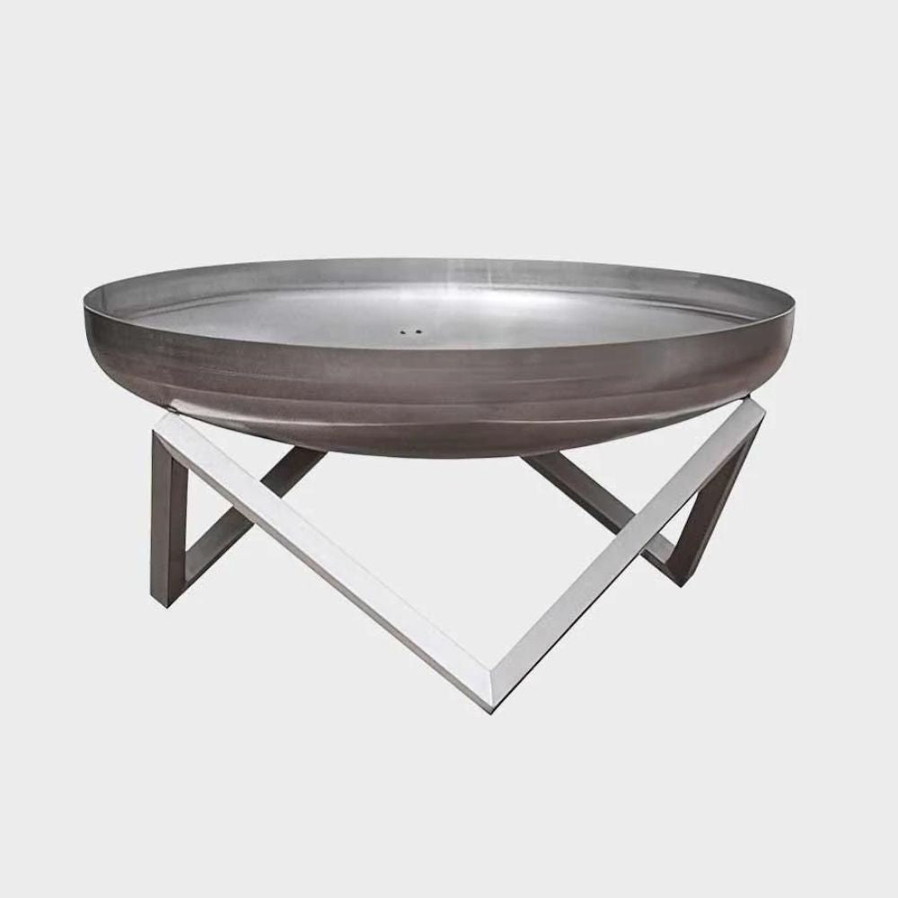 ALFRED RIESS Darvaza Stainless Steel Fire Pit - Large