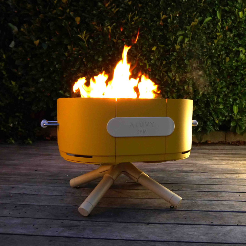 ALUVY SAM Original Low Brazier - Sunflower