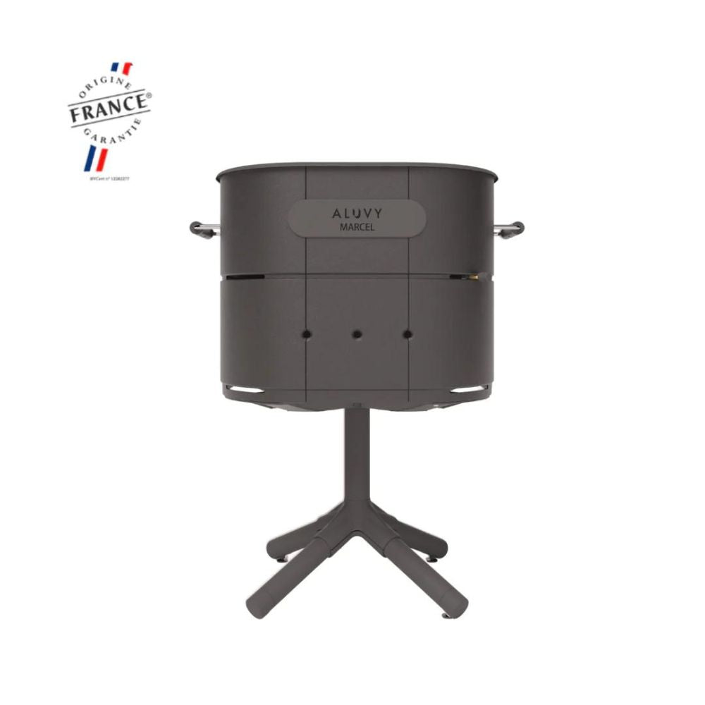 ALUVY MARCEL Basalt Charcoal Barbeque - Anthracite