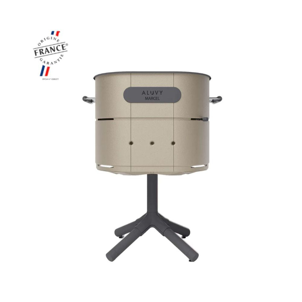 ALUVY MARCEL Basalt Charcoal Barbeque - Champagne