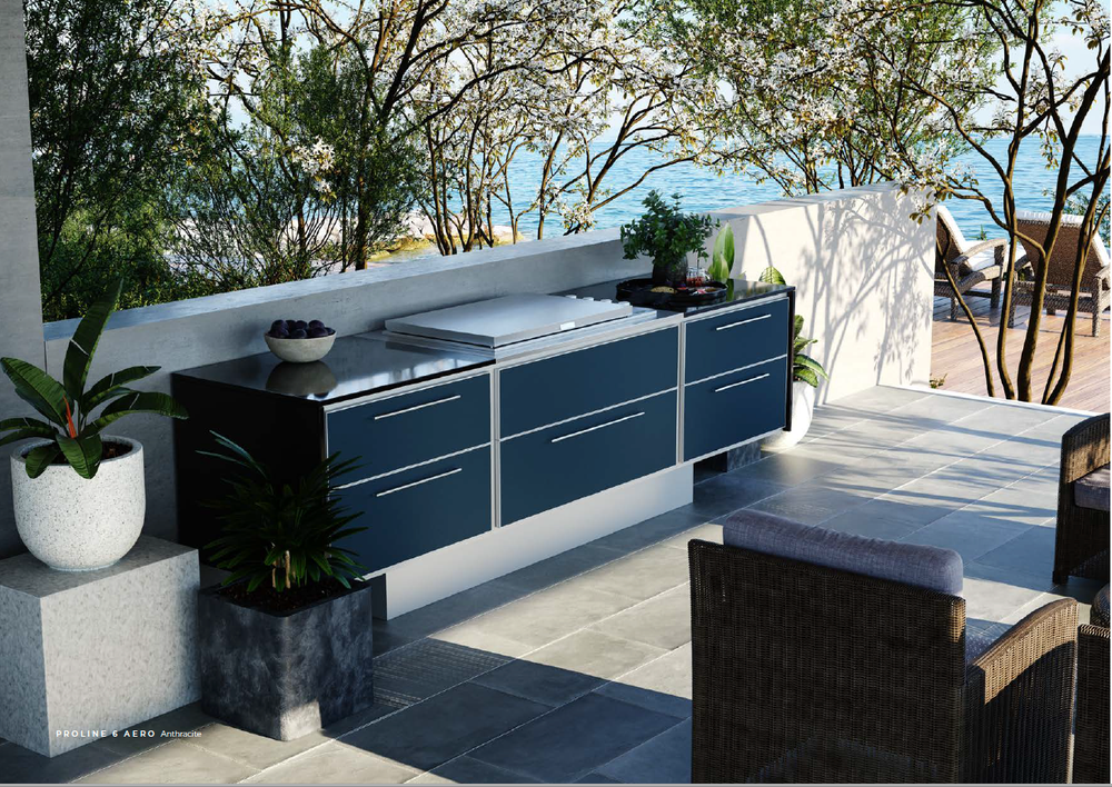 Aero Outdoor Kitchen With Beefeater Proline BBQ By Kube