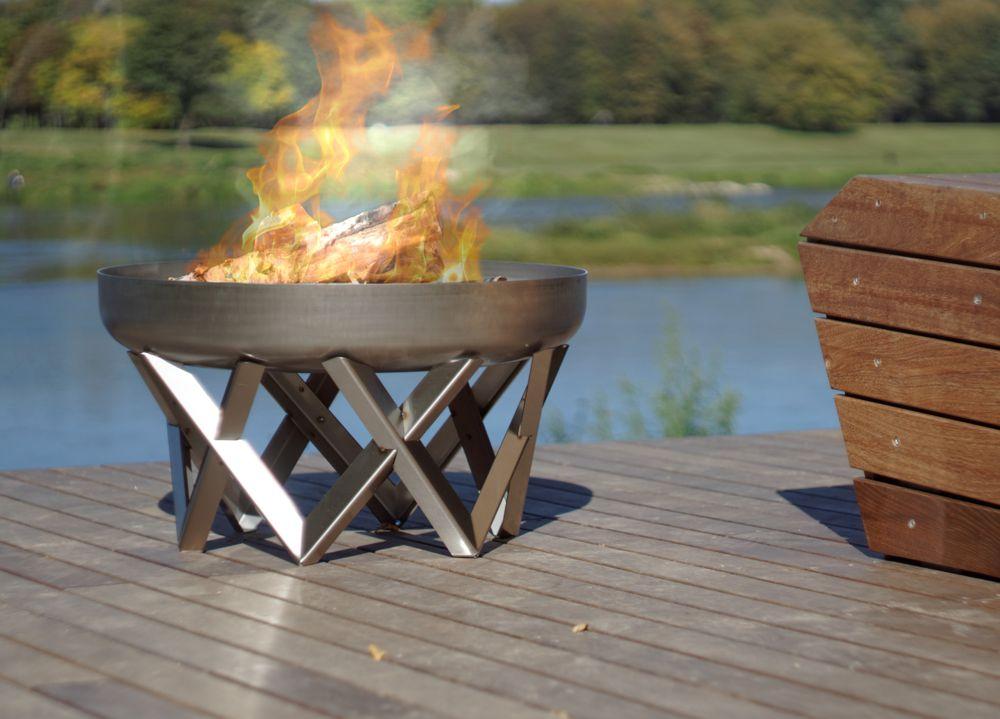 ALFRED RIESS Curonian Steel Fire Pit - Medium