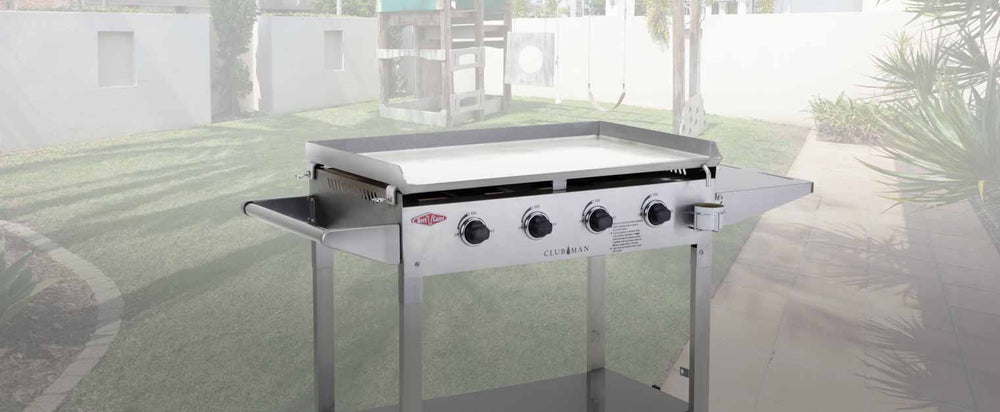 Beefeater Clubman 4 burner BBQ & trolley, stainless steel - BD16440