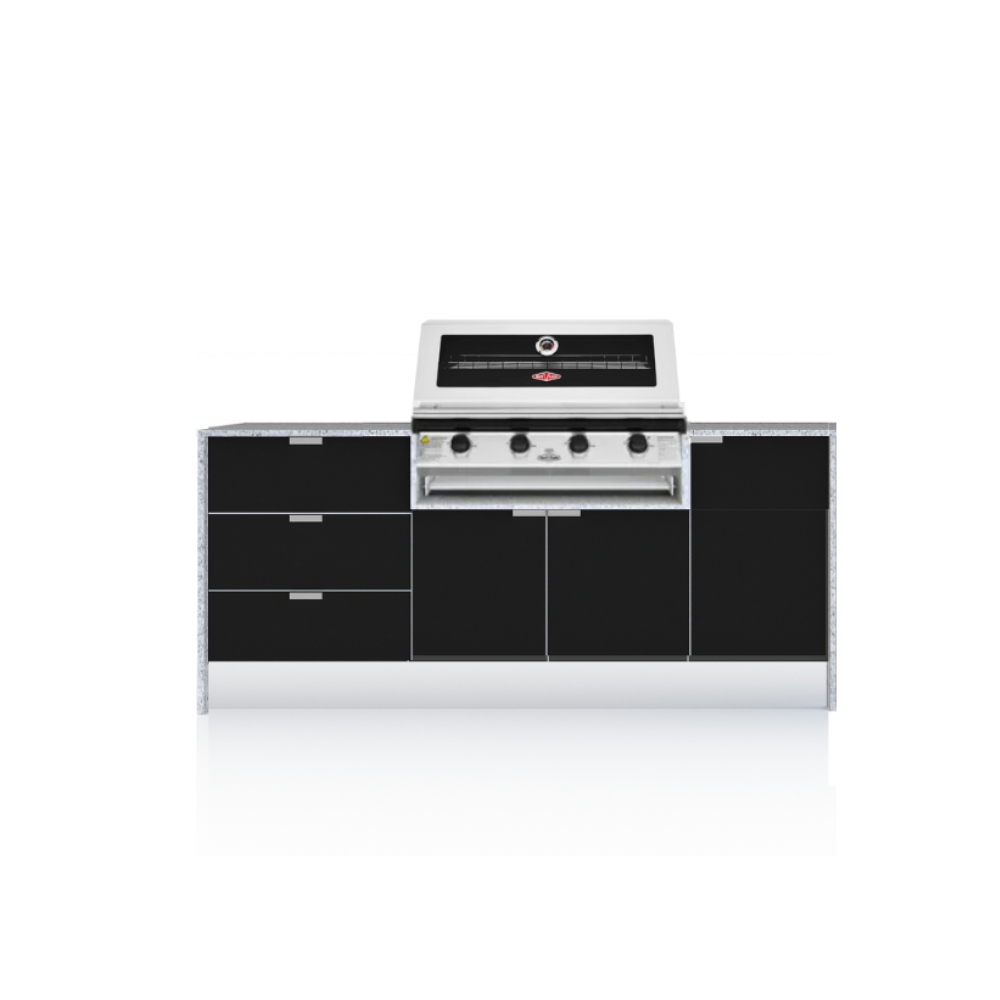 Grillhound Mini Outdoor Kitchen Package With Drawers And Beefeater 1200 - GB201