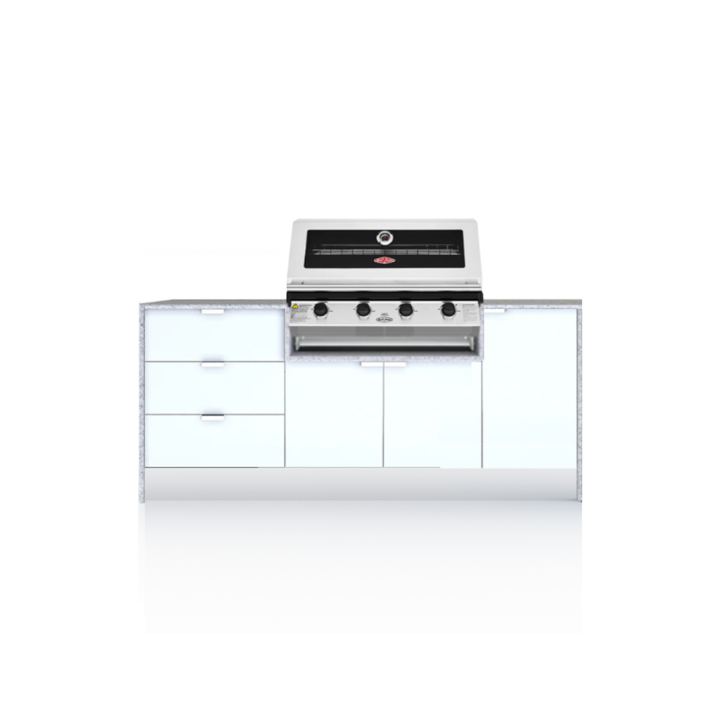 Grillhound Mini Outdoor Kitchen Package With Drawers And Beefeater 1200 - GB201