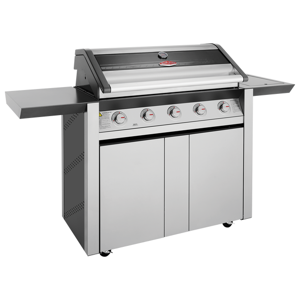 Beefeater 1600 Series 5 burner BBQ, side burner & trolley, stainless steel - BMG1651SA