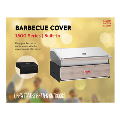 Beefeater Cover For 4 Burner Built-in Barbecue. Suitable For 1200, 1500 And 1600 Series