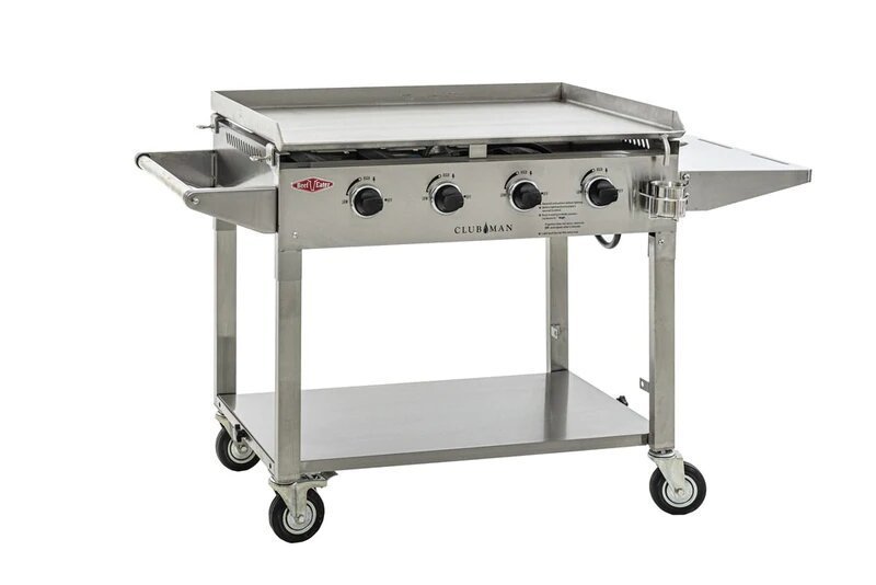 Beefeater Clubman 4 burner BBQ & trolley, stainless steel - BD16440