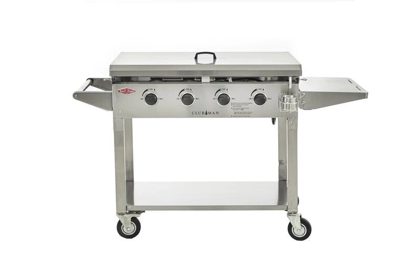 Beefeater Clubman 4 burner BBQ & trolley, stainless steel - BD16440