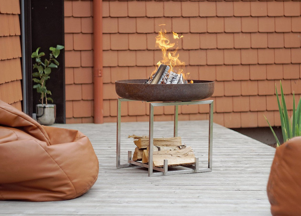 ALFRED RIESS Hekla Steel Fire Pit - Medium