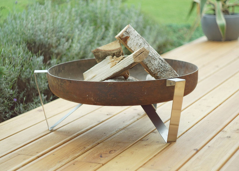 ALFRED RIESS Tashkooh Steel Fire Pit - Medium