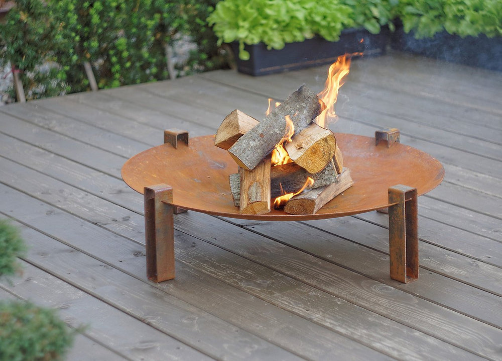 ALFRED RIESS Stromboli Steel Fire Pit - Large