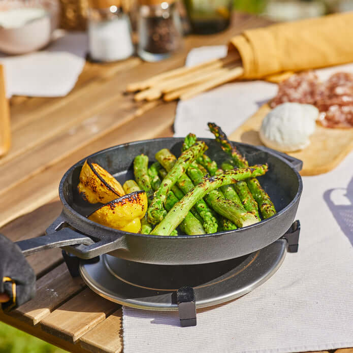 Ooni | Cast Iron Skillet Pan with Removable Handle