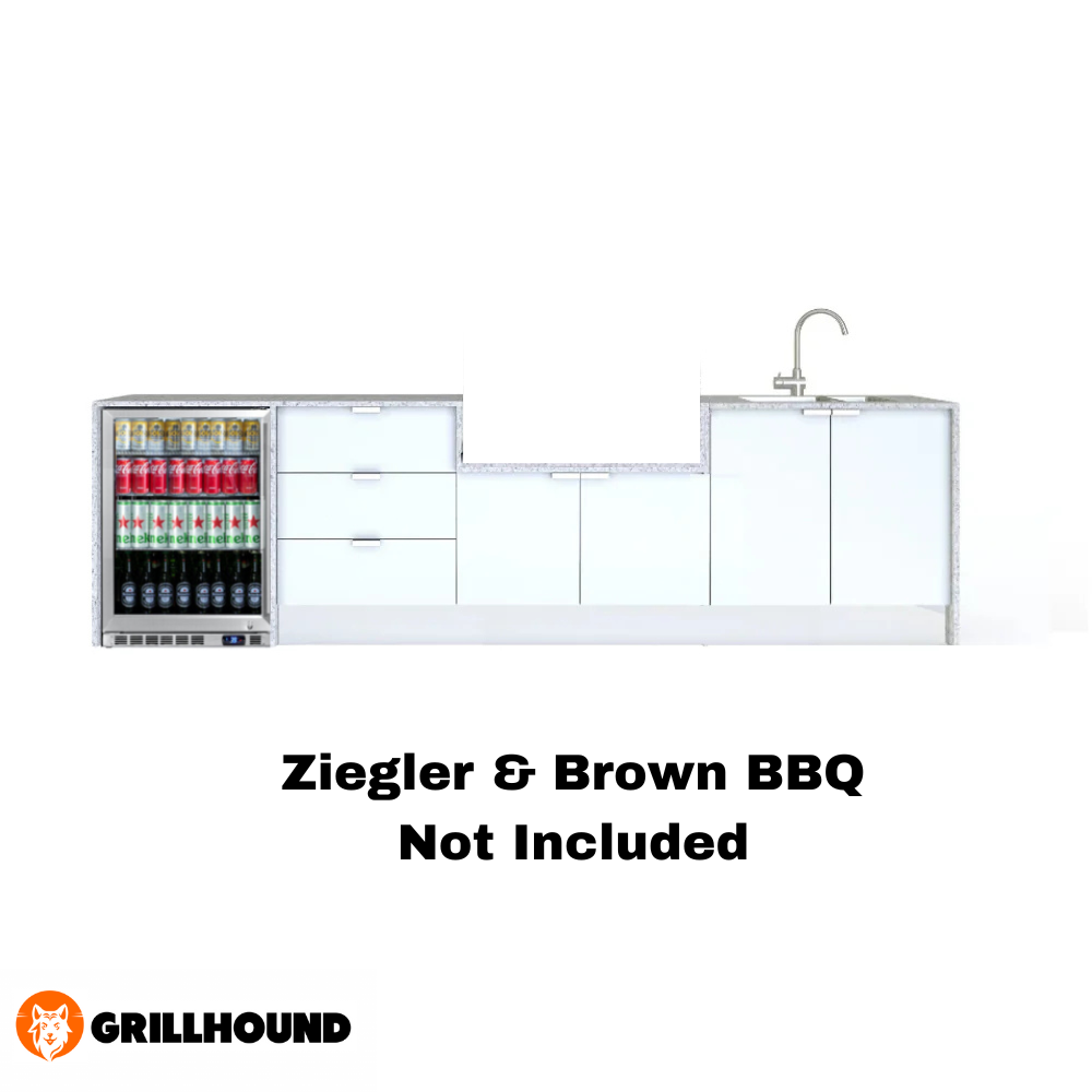 Grillhound Outdoor Kitchen Package to Suit Ziegler And Brown Turbo  - GZ300