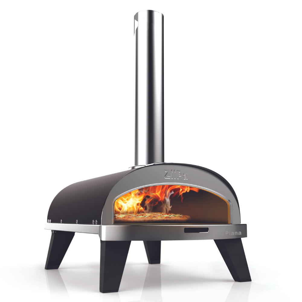 ZiiPa Piana Wood Pellet Pizza Oven with Rotating Stone – Charcoal