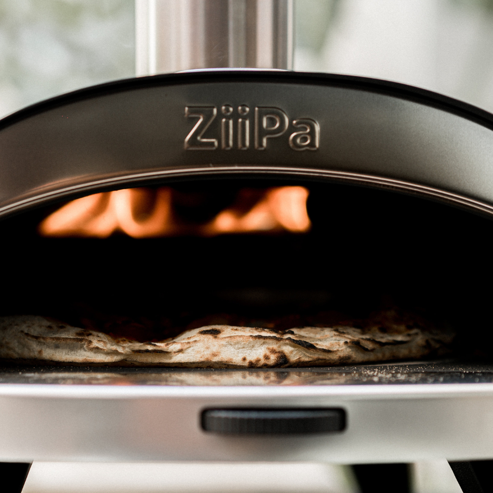 ZiiPa Piana Wood Pellet Pizza Oven with Rotating Stone – Charcoal