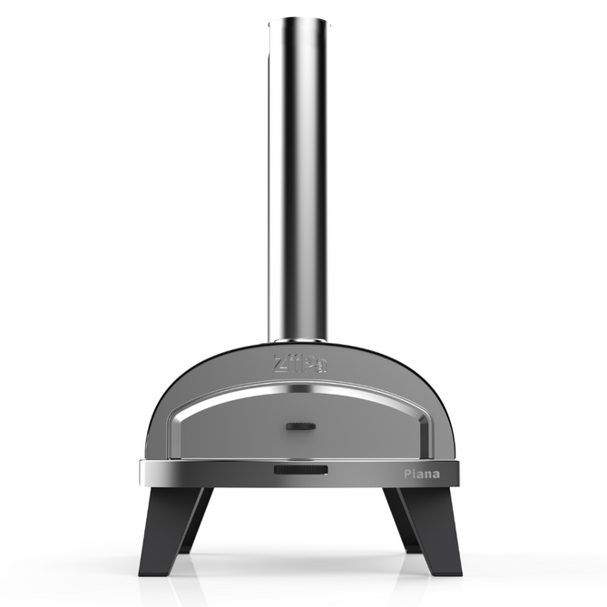 ZiiPa Piana Wood Pellet Pizza Oven with Rotating Stone – Slate/Ardoise