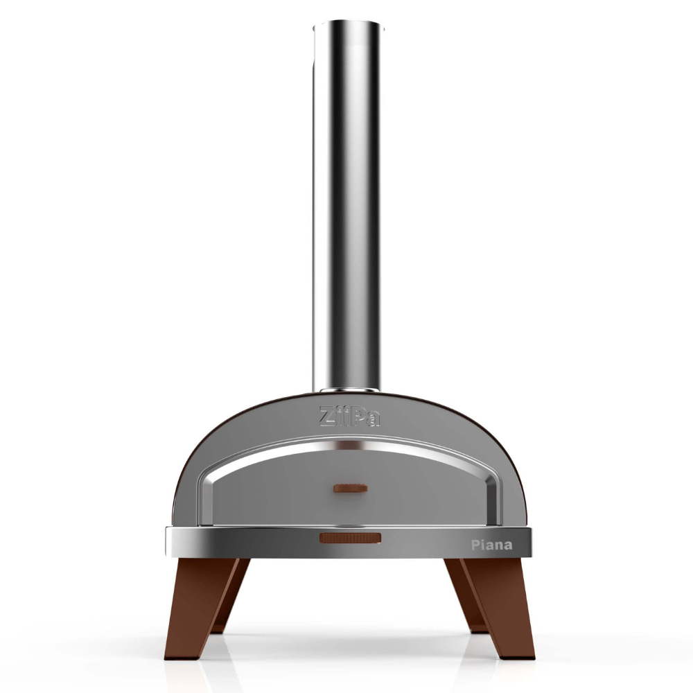 ZiiPa Piana Wood Pellet Pizza Oven with Rotating Stone – Terracotta