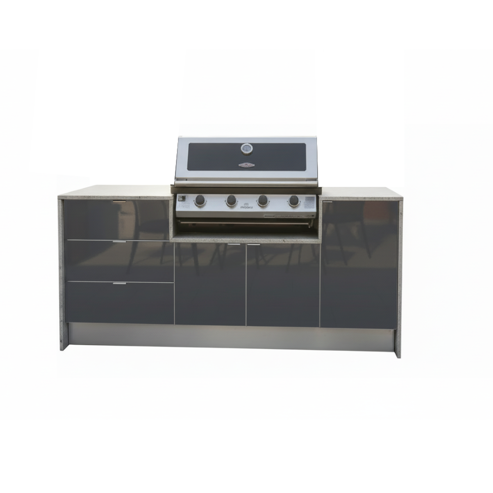 Grillhound Mini Outdoor Kitchen Package With Drawers And Beefeater 1200 - GB201