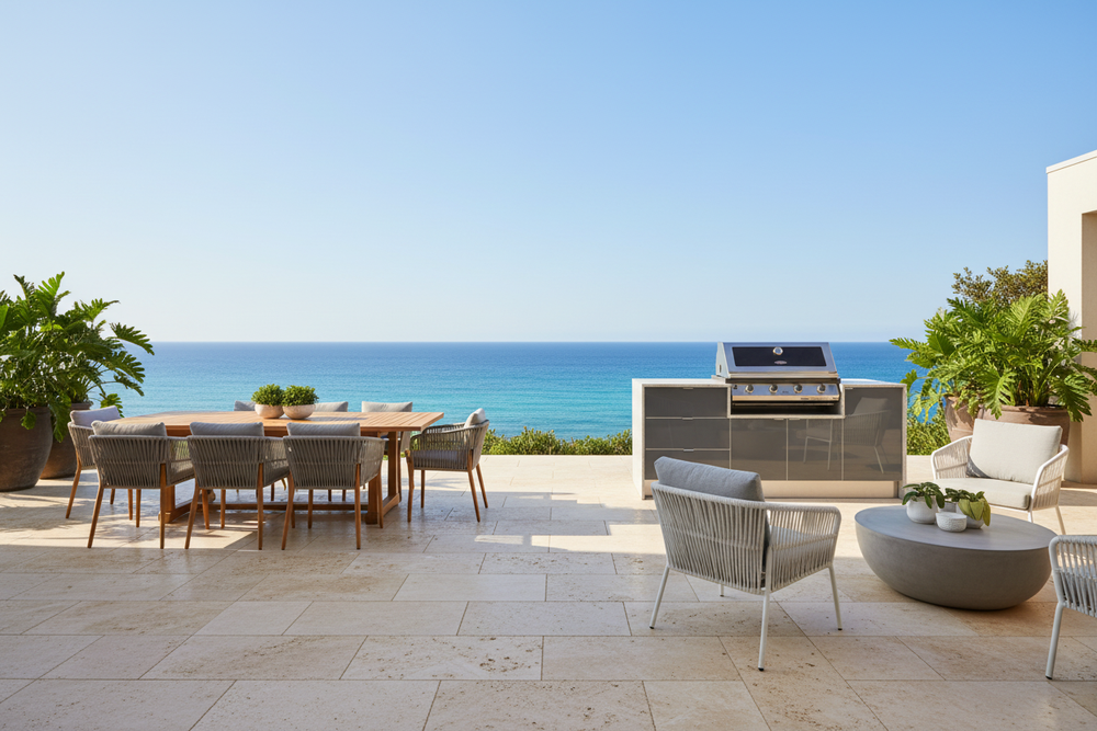 Grillhound Mini Outdoor Kitchen Package With Drawers And Beefeater 1200 - GB201