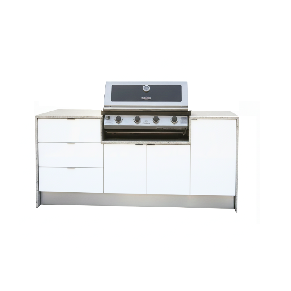 Grillhound Mini Outdoor Kitchen Package With Drawers And Beefeater 1200 - GB201