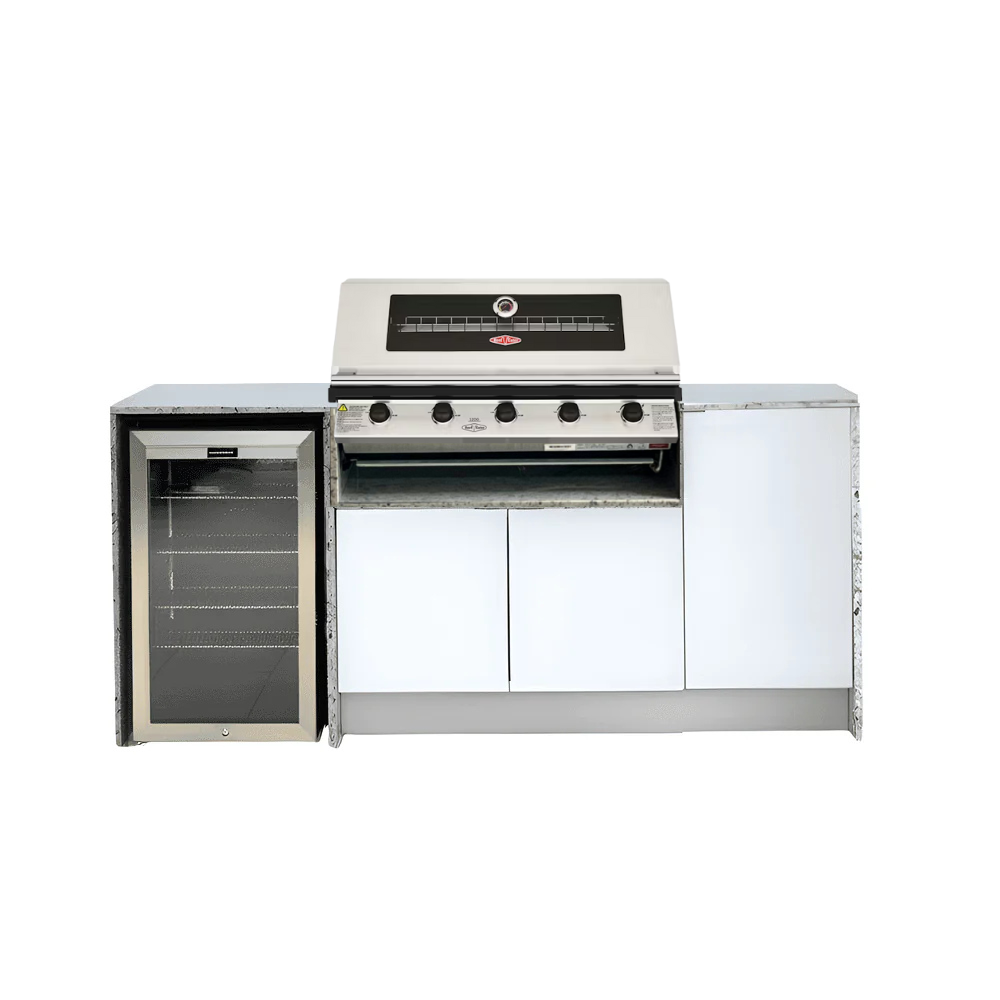 Grillhound Mini Outdoor Kitchen With Beefeater 1200 And Fridge - GB202