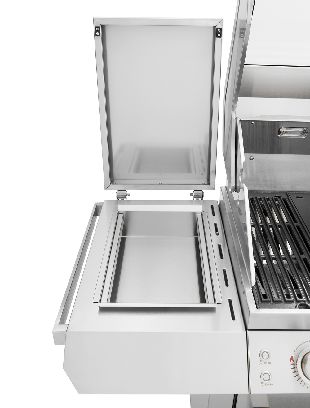 Beefeater 7000 Premium 5 Burner BBQ, Side Burner & Trolley, Stainless Steel - BMF7655SA