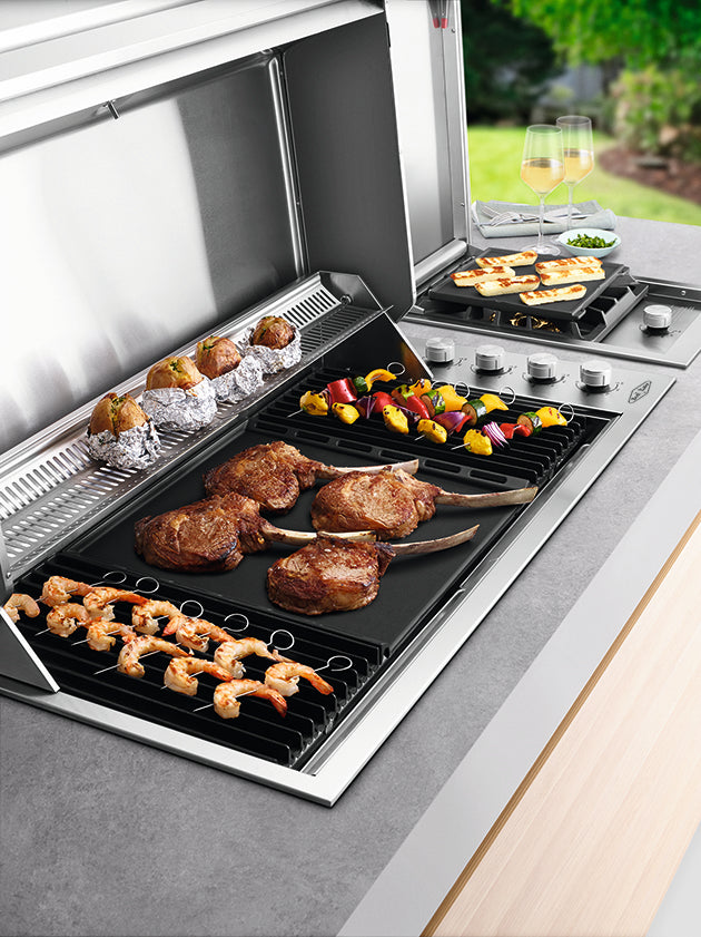 Beefeater Signature ProLine 6 Burner Built In BBQ With Hood In Stainless Steel - BSH158SA