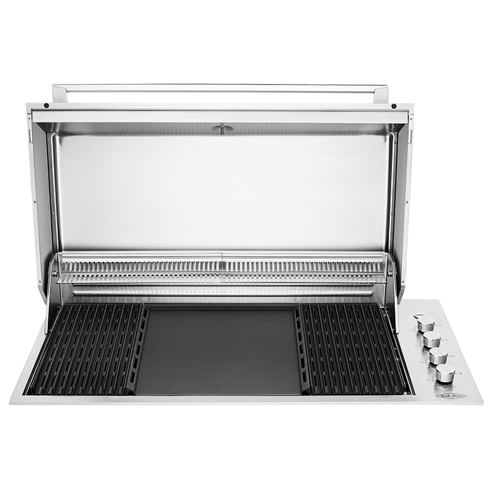 Beefeater Signature ProLine 6 Burner Built In BBQ With Hood In Stainless Steel - BSH158SA