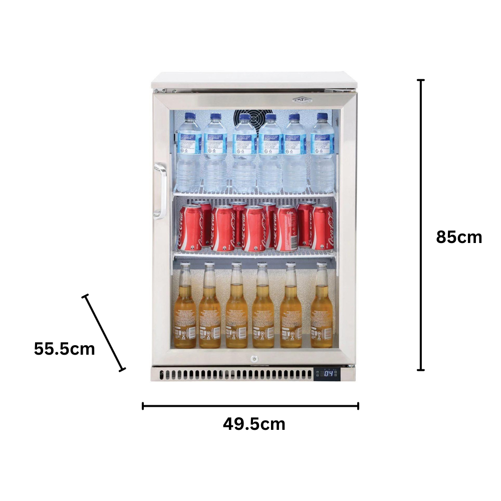 Beefeater 120L Single Door Outdoor Display Fridge - BS28130