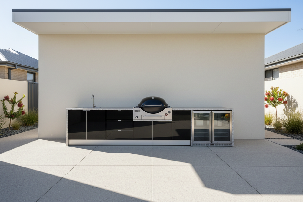 Grillhound Outdoor Kitchen Package to Suit Weber Family Q - GW385