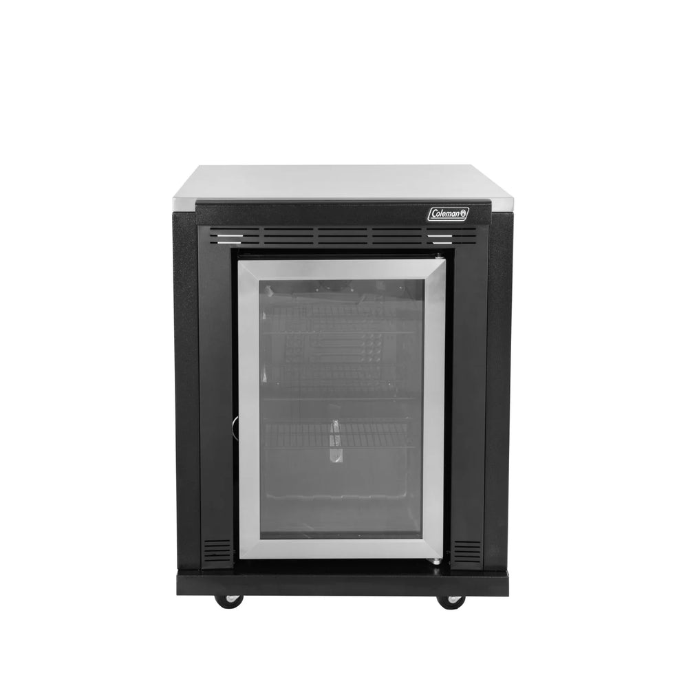 Coleman Revolution Dual Fuel BBQ Outdoor Kitchen With Dual Fuel BBQ In Black Matte