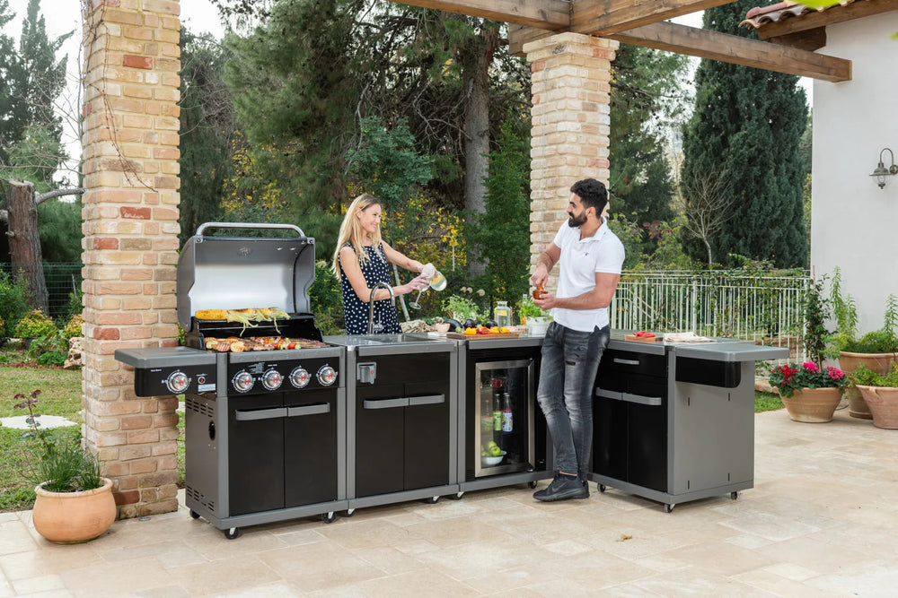 Coleman Revolution Gas & Charcoal BBQ In Black Gloss - REVDFBGL