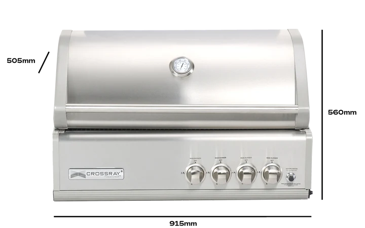 Crossray Premium Outdoor Kitchen 4 Burner BBQ - TC4KP-11