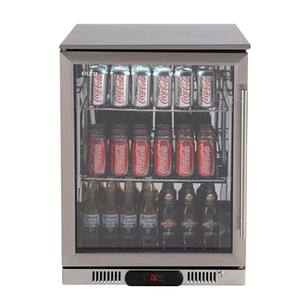 Euro Appliances 138lt Single Door Beverage Cooler - EA60WFSX2L