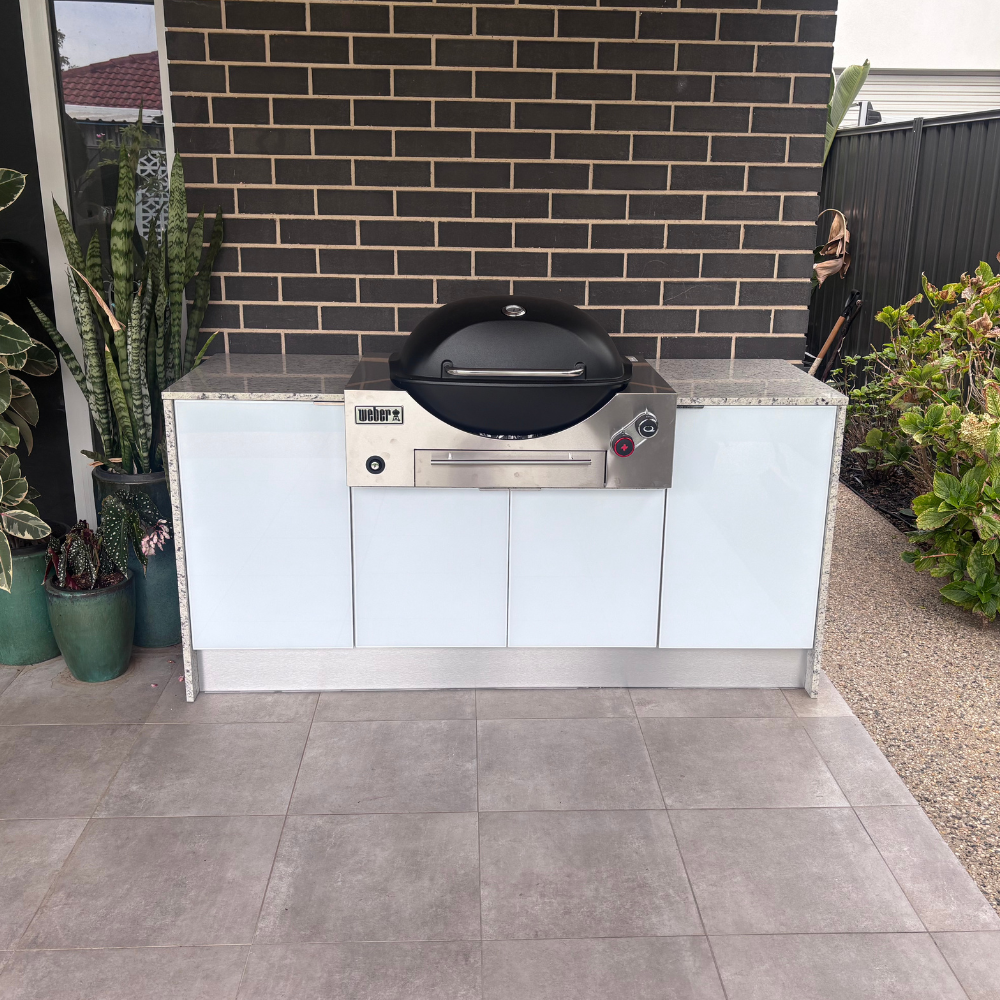 Grillhound Mini Outdoor Kitchen Package to Suit Weber Family Q - GW181