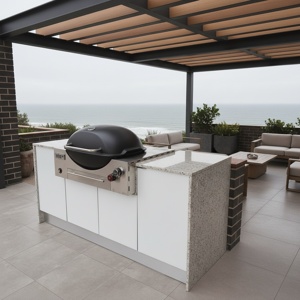 Grillhound Mini Outdoor Kitchen Package to Suit Weber Family Q - GW181