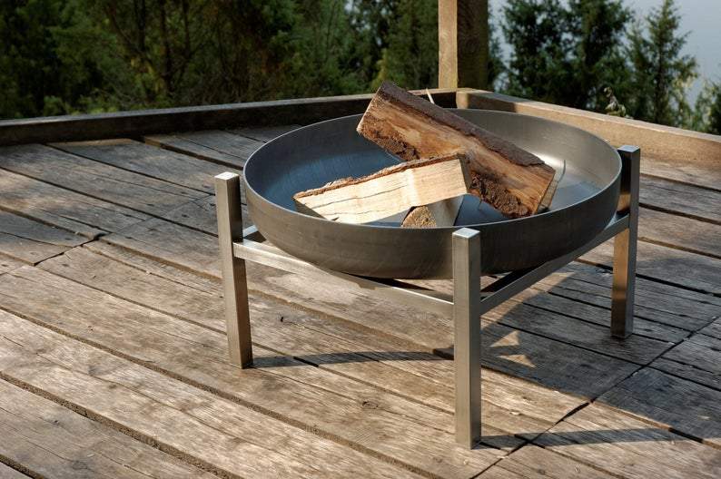 ALFRED RIESS Inuvik Steel Fire Pit - Medium 63cm