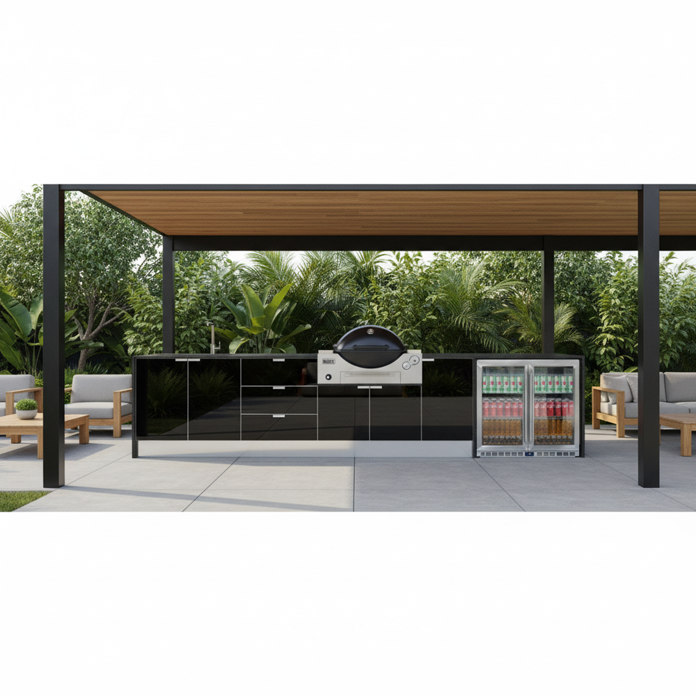 Grillhound Outdoor Kitchen Package to Suit Weber Family Q - GW385