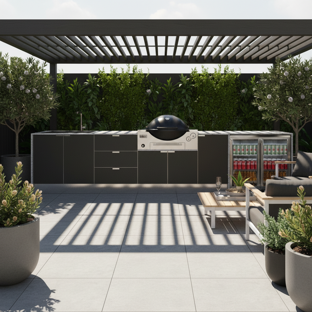 Grillhound Outdoor Kitchen Package to Suit Weber Family Q - GW385