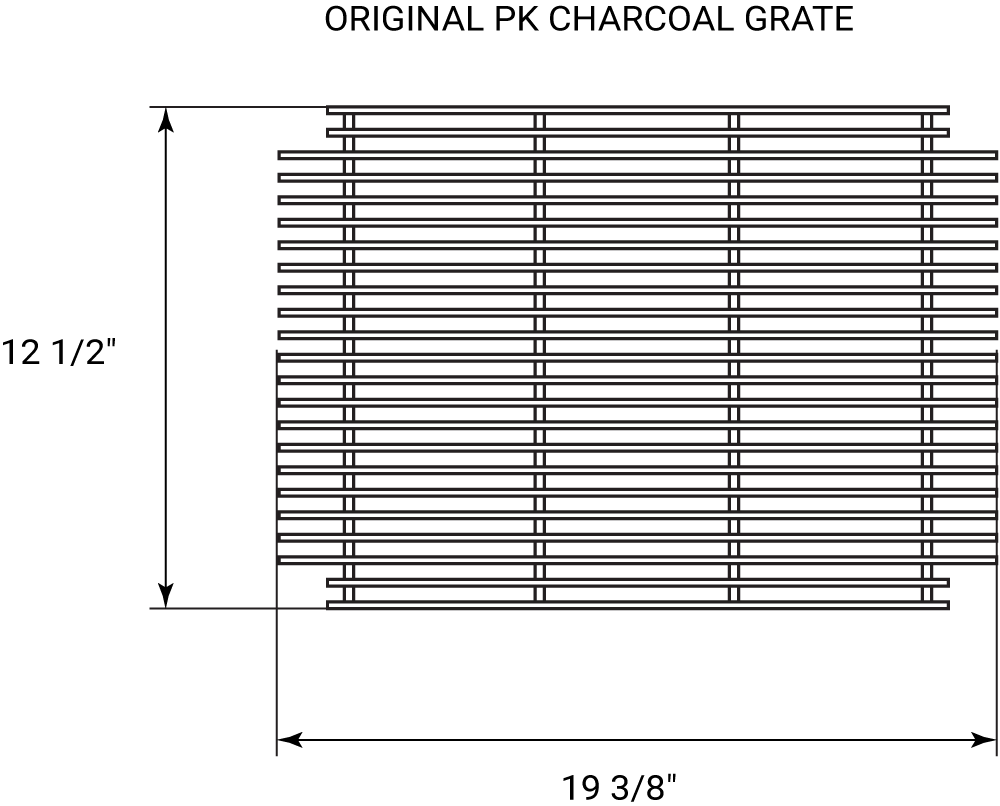 The Original Grill Grid And Charcoal Grate