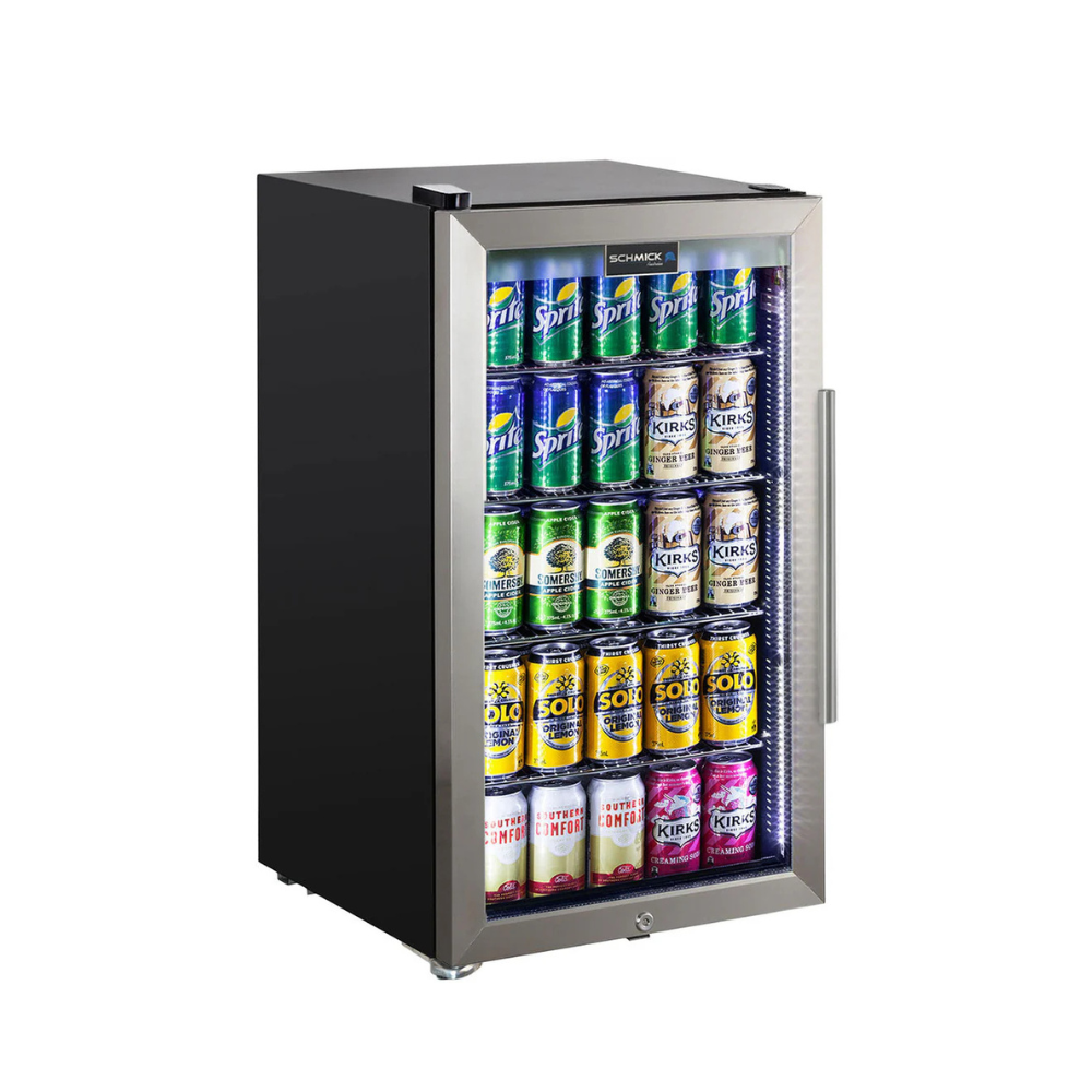 Schmick Outdoor Triple Glazed Alfresco Bar Fridge - Model HUS-SC88L-SS