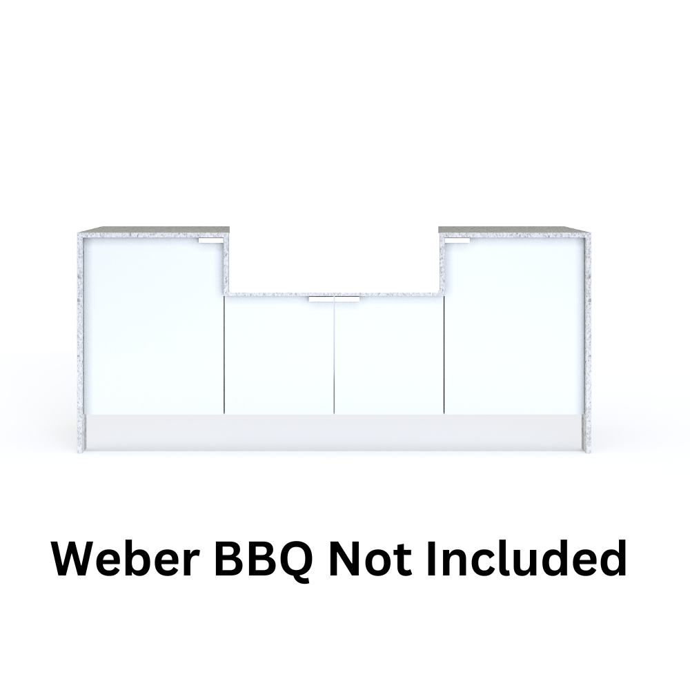 Grillhound Mini Outdoor Kitchen Package to Suit Weber Family Q - GW211