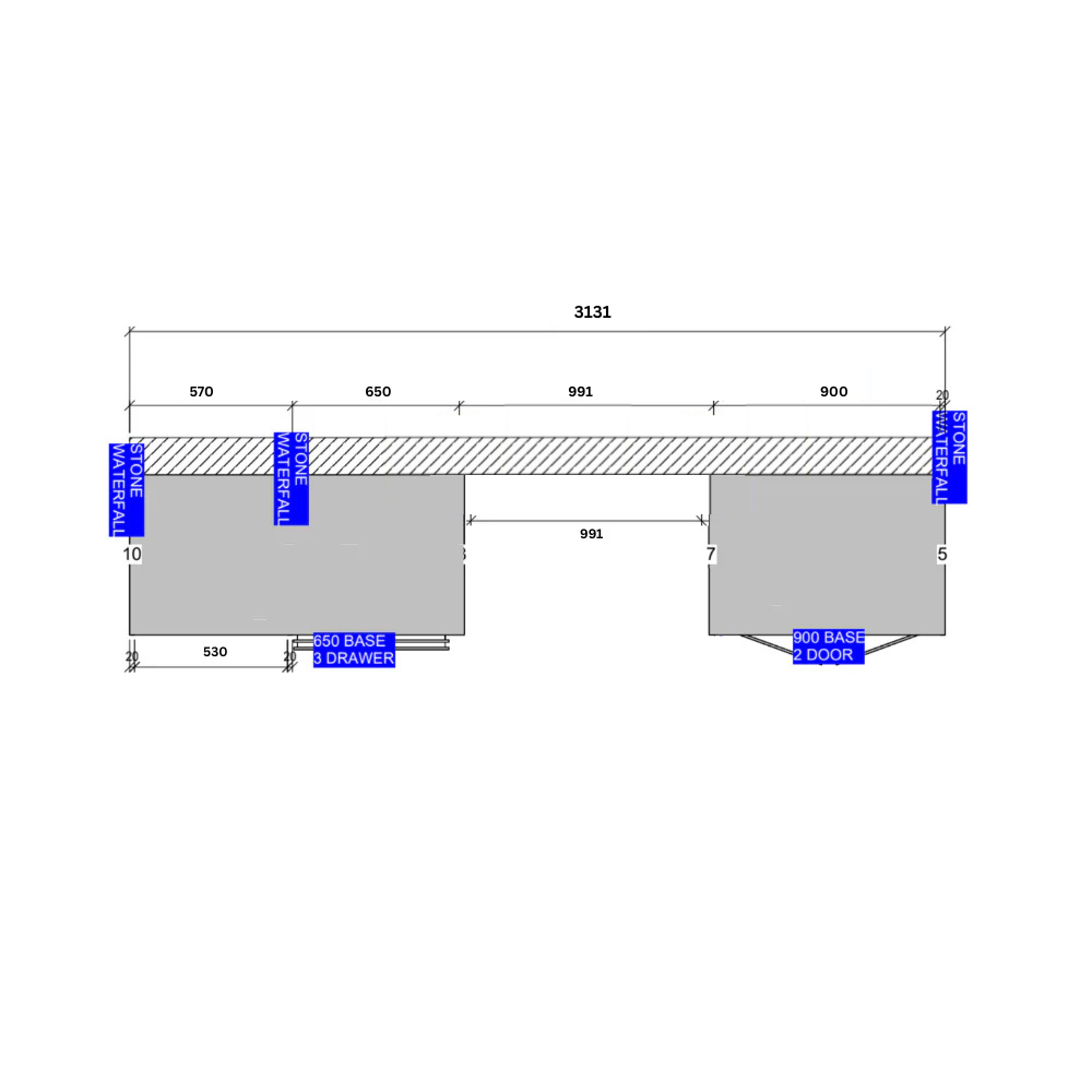 Grillhound Outdoor Kitchen To Suit Weber Genesis With Single Fridge & Sink - GWG326