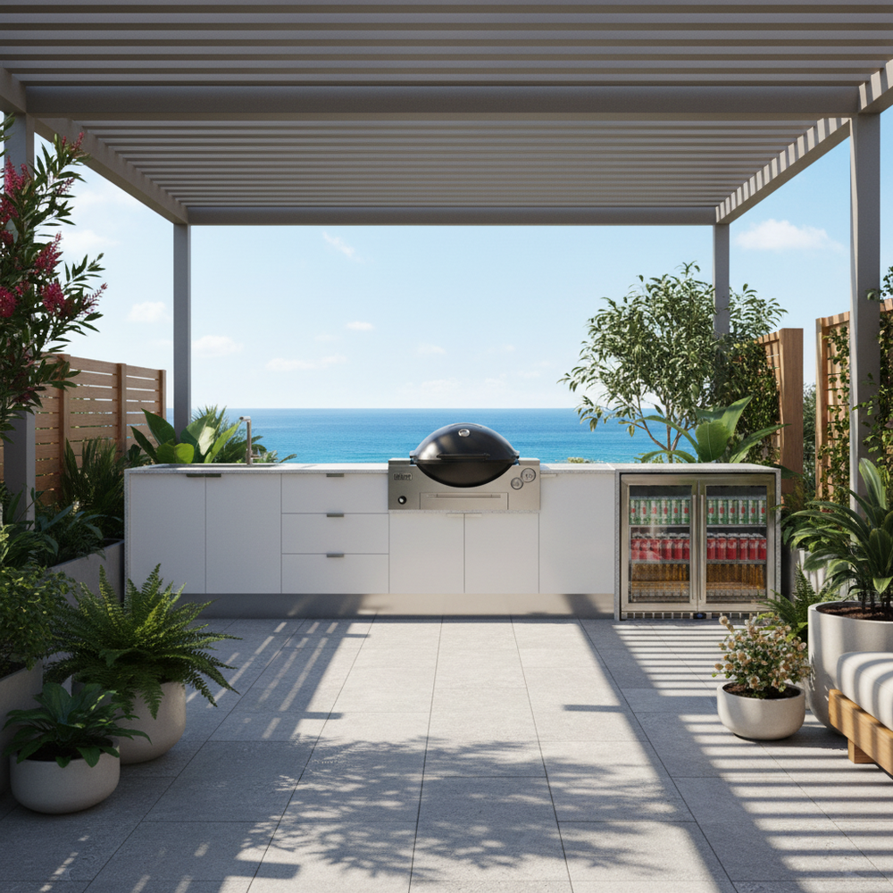 Grillhound Outdoor Kitchen Package to Suit Weber Family Q - GW385